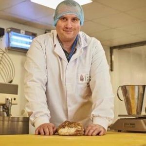 white male in professional kitchen