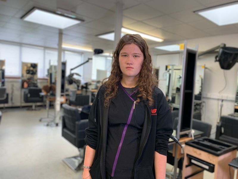 Ciara OConnor in a hairdressing salon