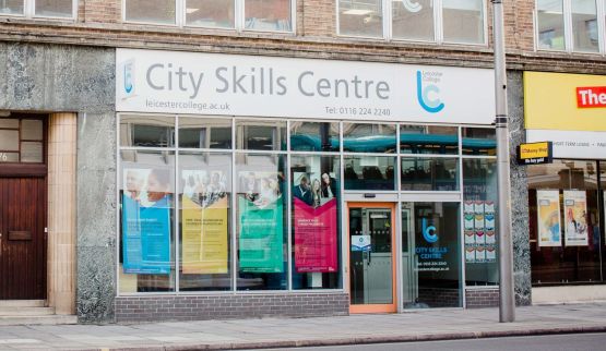 Photo of exterior of Leicester College City Skills Centre